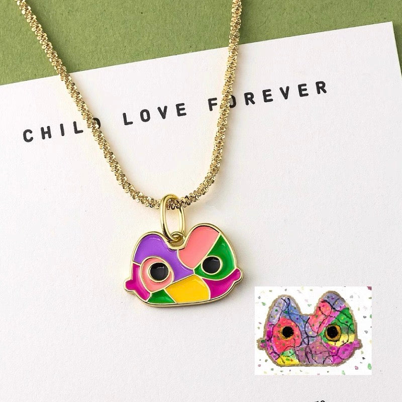 Custom Enamel Pendant