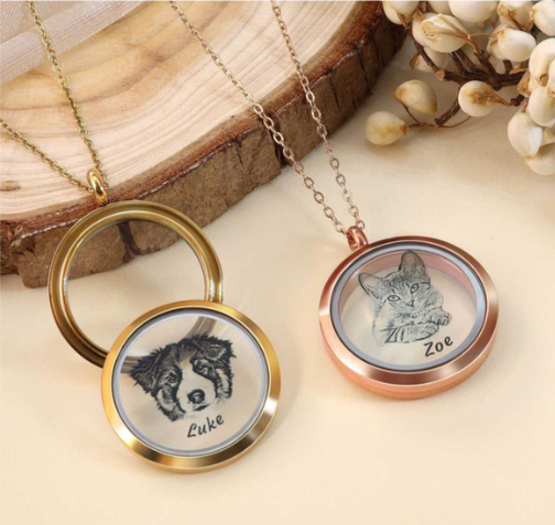 Custom Crystal Floating Locket