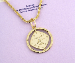 Custom Round Spinner Pendant